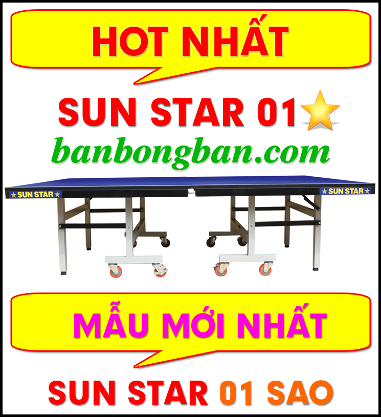 BÀN BÓNG BÀN SUN STAR 01 SAO
